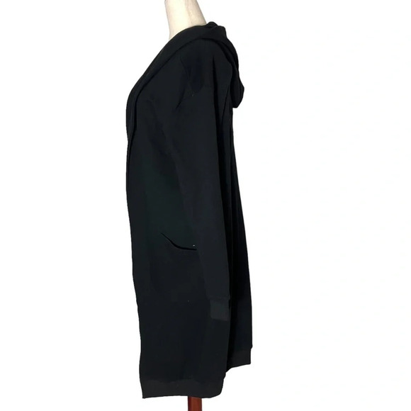 Lovello Elizabeth Long Hoodie Sweatshirt Black Small - Picture 2 of 6